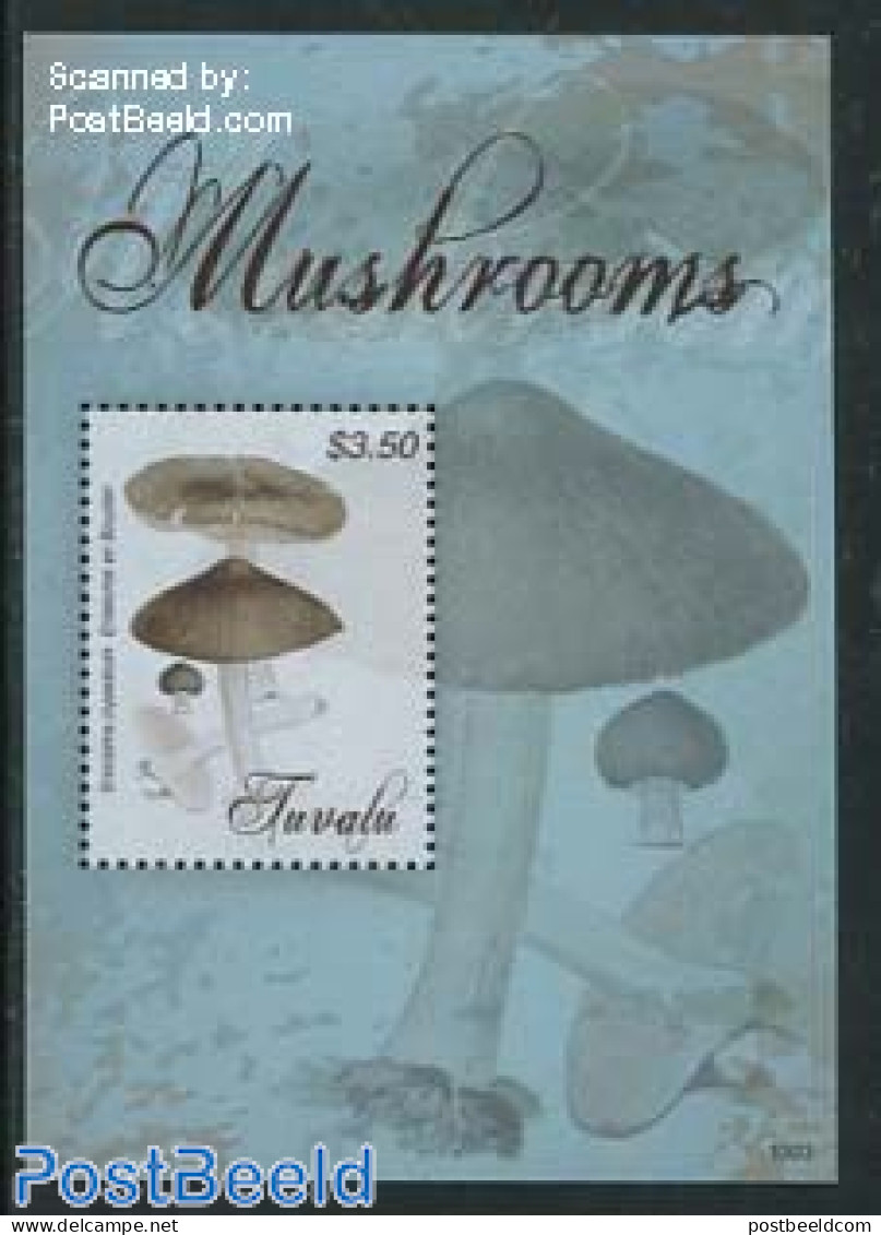 Tuvalu 2013 Mushrooms S/s, Mint NH, Nature - Mushrooms - Hongos