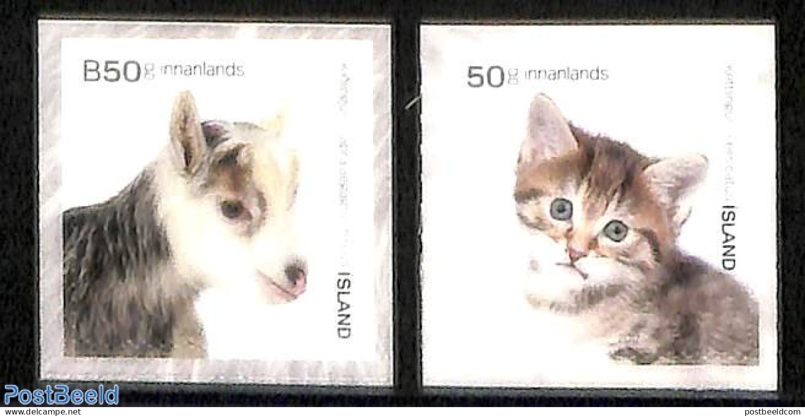 Iceland 2017 Young Animals 2v S-a, Mint NH, Nature - Animals (others & Mixed) - Cats - Cattle - Nuevos