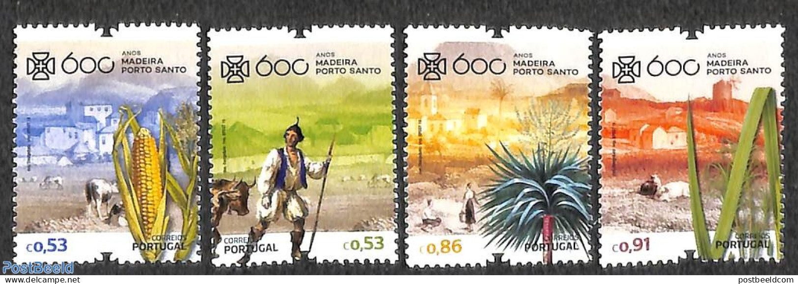 Madeira 2018 600 Years Re-discovery Of Madeira 4v, Mint NH - Madère