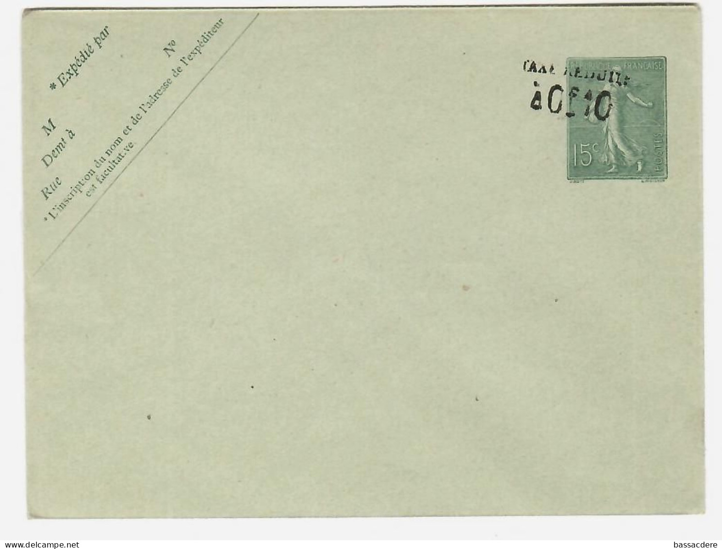 80034 -  Avec Surcharge  Décallée - Buste Postali E Su Commissione Privata TSC (ante 1995)