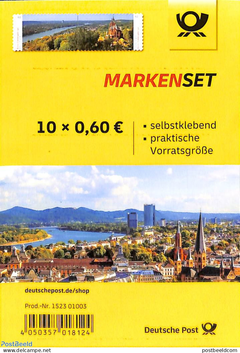 Germany, Federal Republic 2020 Bonn, Siebengebirge Booklet S-a, Mint NH, Stamp Booklets - Neufs