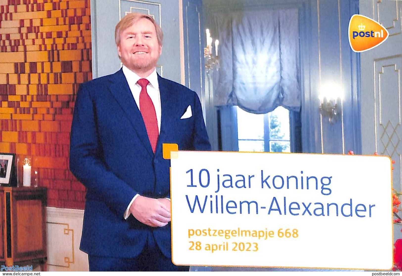 Netherlands 2023 10 Years King Willem-Alexander, Presentation Pack 668, Mint NH, History - Kings & Queens (Royalty) - Nuevos