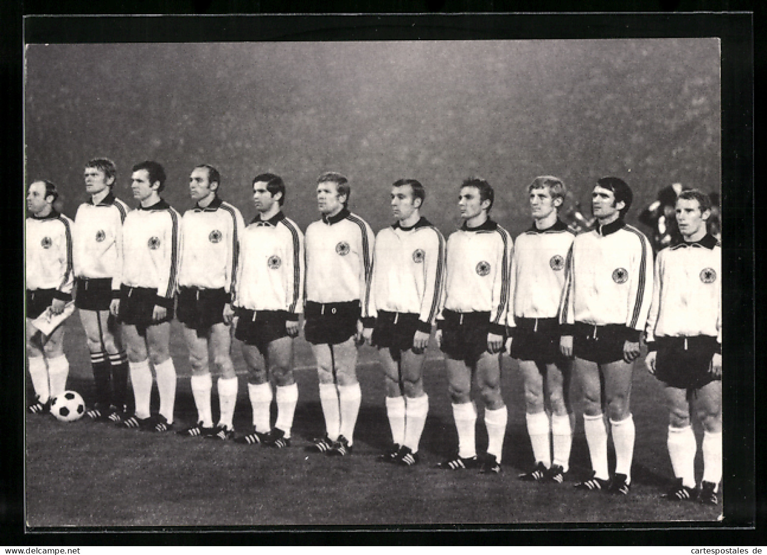 AK Vizeweltmeister Deutschland, Gruppenfoto WM Mexico 1970  - Football