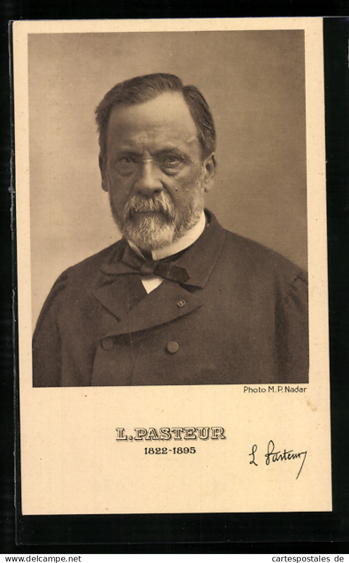 AK Louis Pasteur, Mitbegründer Der Medizinischen Mikrobiologie  - Salute