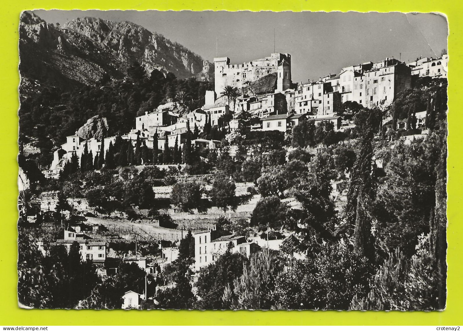 06 ROQUEBRUNE En 1962 La Ville Et Le Château VOIR DOS - Roquebrune-Cap-Martin