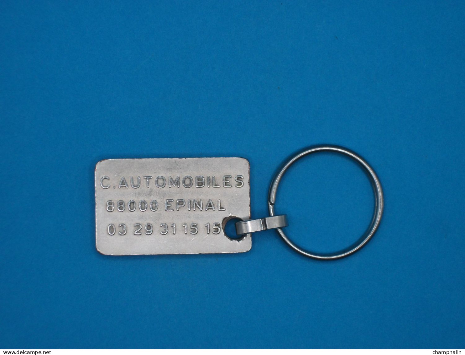 Porte-clé Métal - Citroën C. Automobiles à Epinal (88) - Voiture Concessionnaire Garage - Key-rings