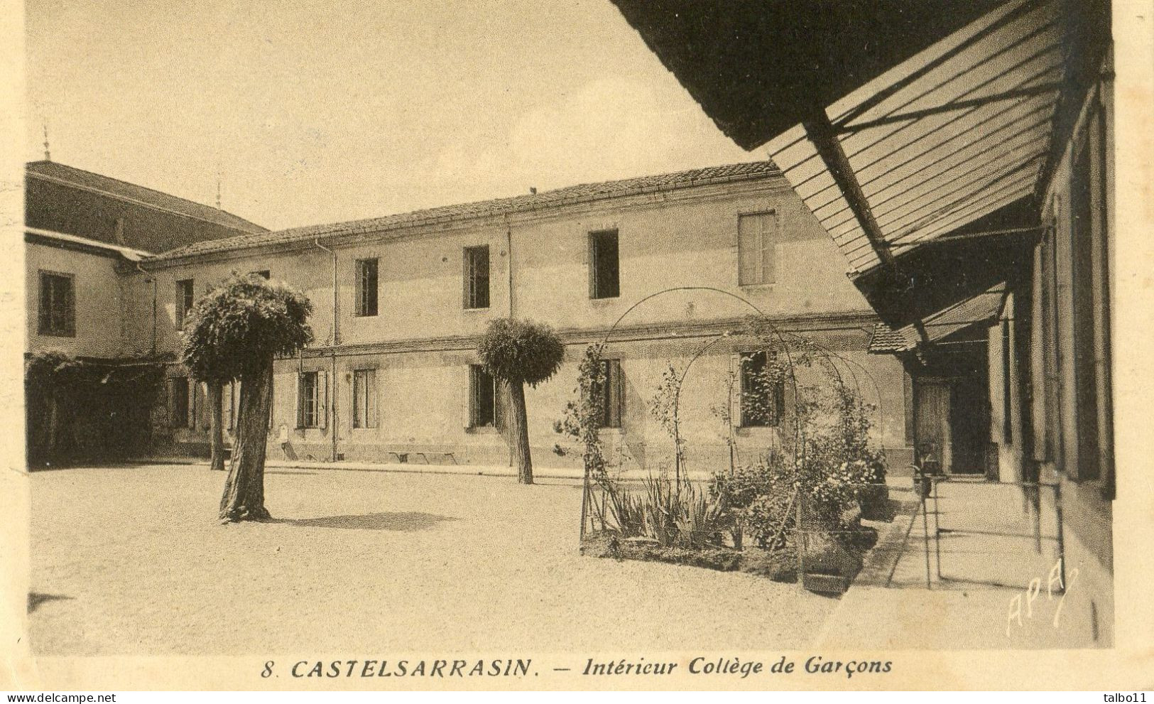 82 - Castelsarrasin - Intérieur Collège De Garcons - Castelsarrasin