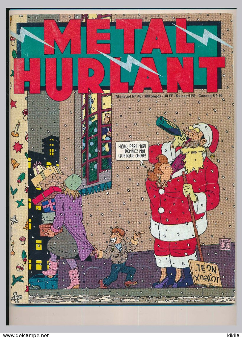 METAL HURLANT N°46 Décembre 1979 Lob, Pichard, Schuiten, Montellier, Staline, Renard, Charlier... - Métal Hurlant
