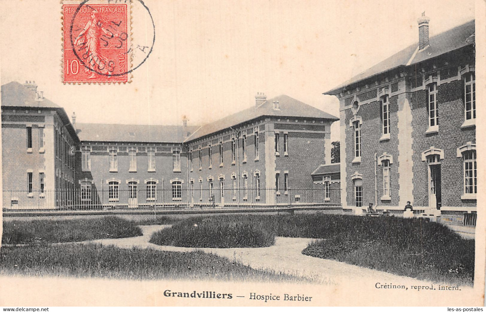60 GRANDVILLIERS HOSPICE BARBIER - Grandvilliers