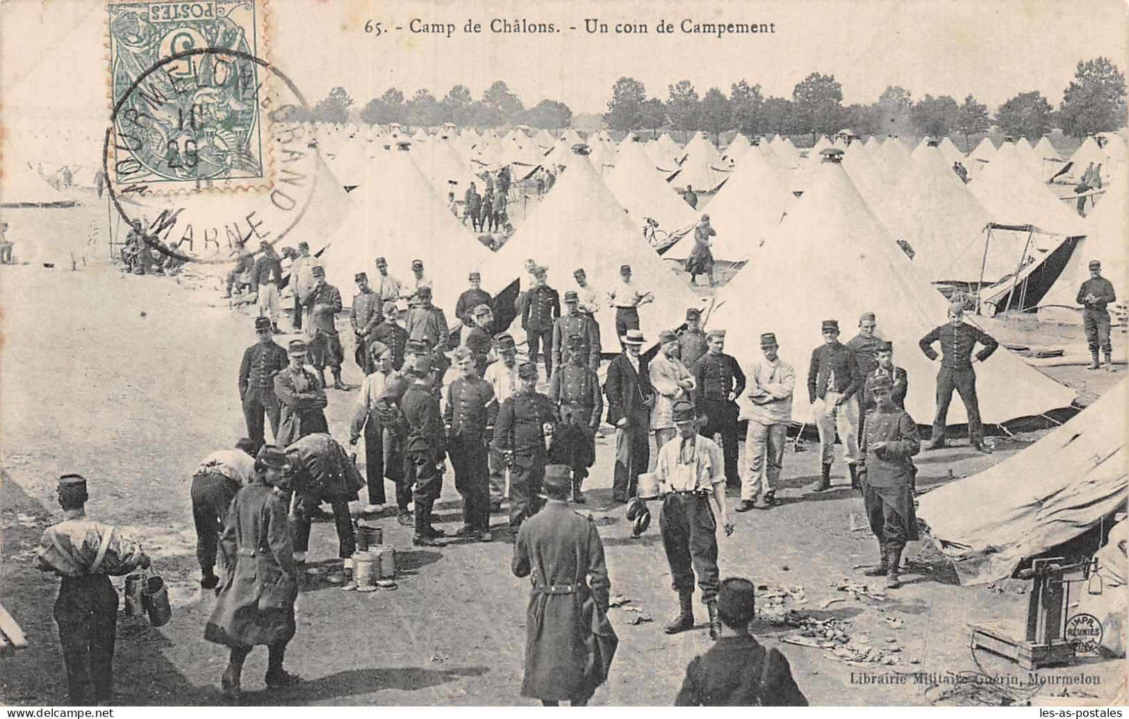 51 CAMP DE CHALONS UN COIN DE CAMPEMENT - Camp De Châlons - Mourmelon