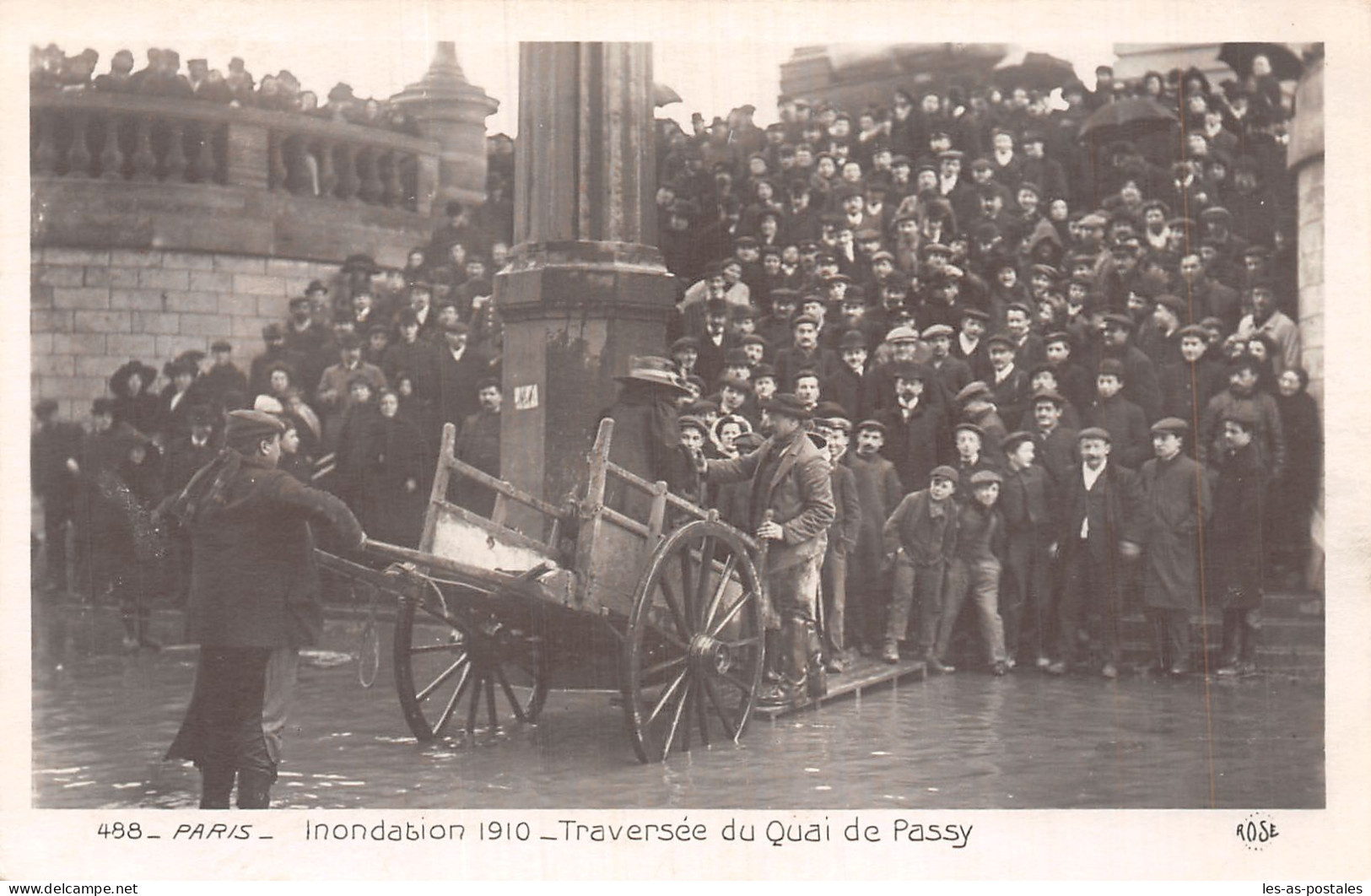 75 PARIS INONDATION 1910 QUAI DE PASSY - Überschwemmung 1910