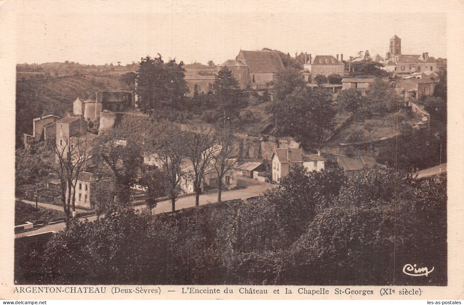 79 ARGENTON CHÂTEAU CHAPELLE SAINT GEORGES - Argenton Chateau