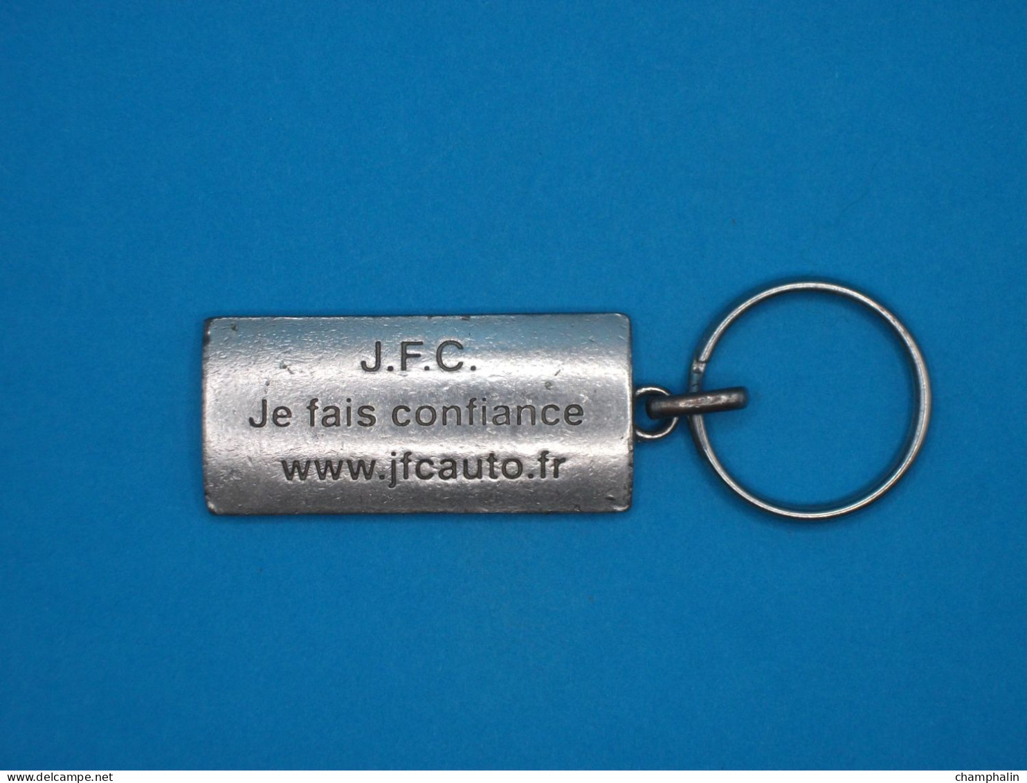 Porte-clé Métal - Ssangyong - J.F.C. Automobile - Www.jfcauto.fr - Je Fais Confiance - Voiture Concessionnaire Garage - Key-rings