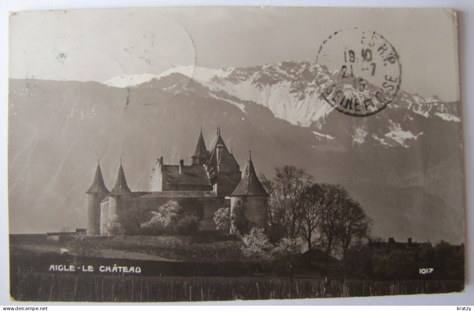 SUISSE - VAUD - AIGLE - Le Château - 1915 - Aigle