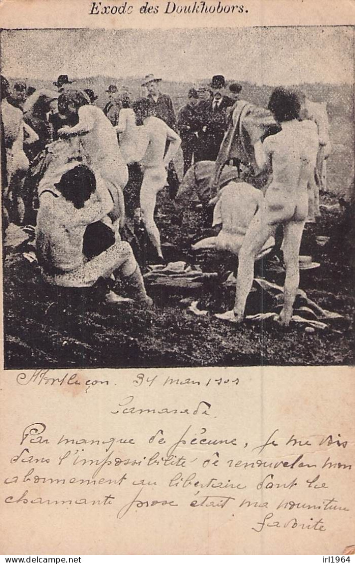 EXODE DES DOUKHOBORS écrite à MONTLUCON 1909 - Otros & Sin Clasificación