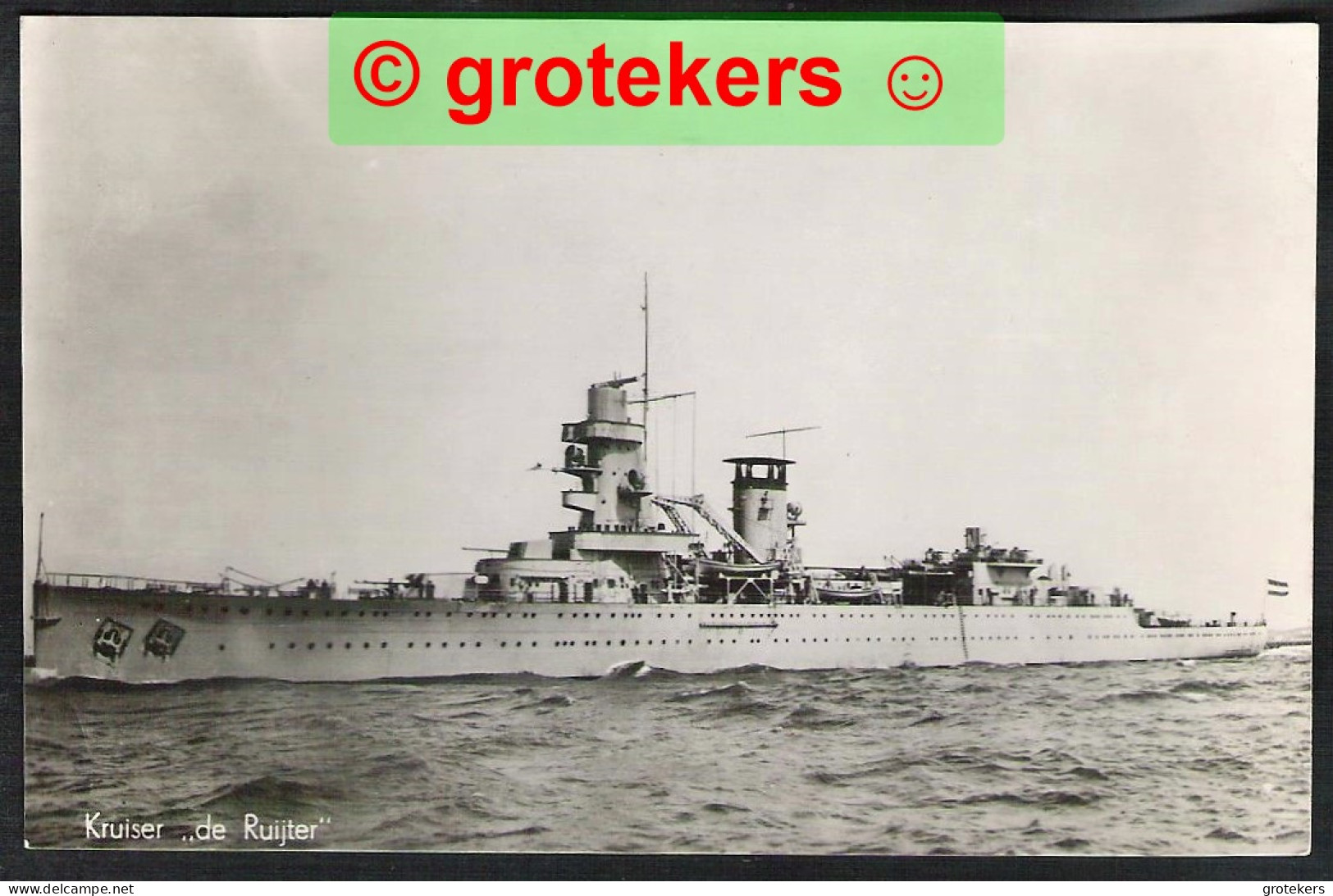 Netherlands Warship DE RUIJTER ± 1940 (destroyed By The Japonese Army 28 02 1942 In The Java Sea) - Krieg