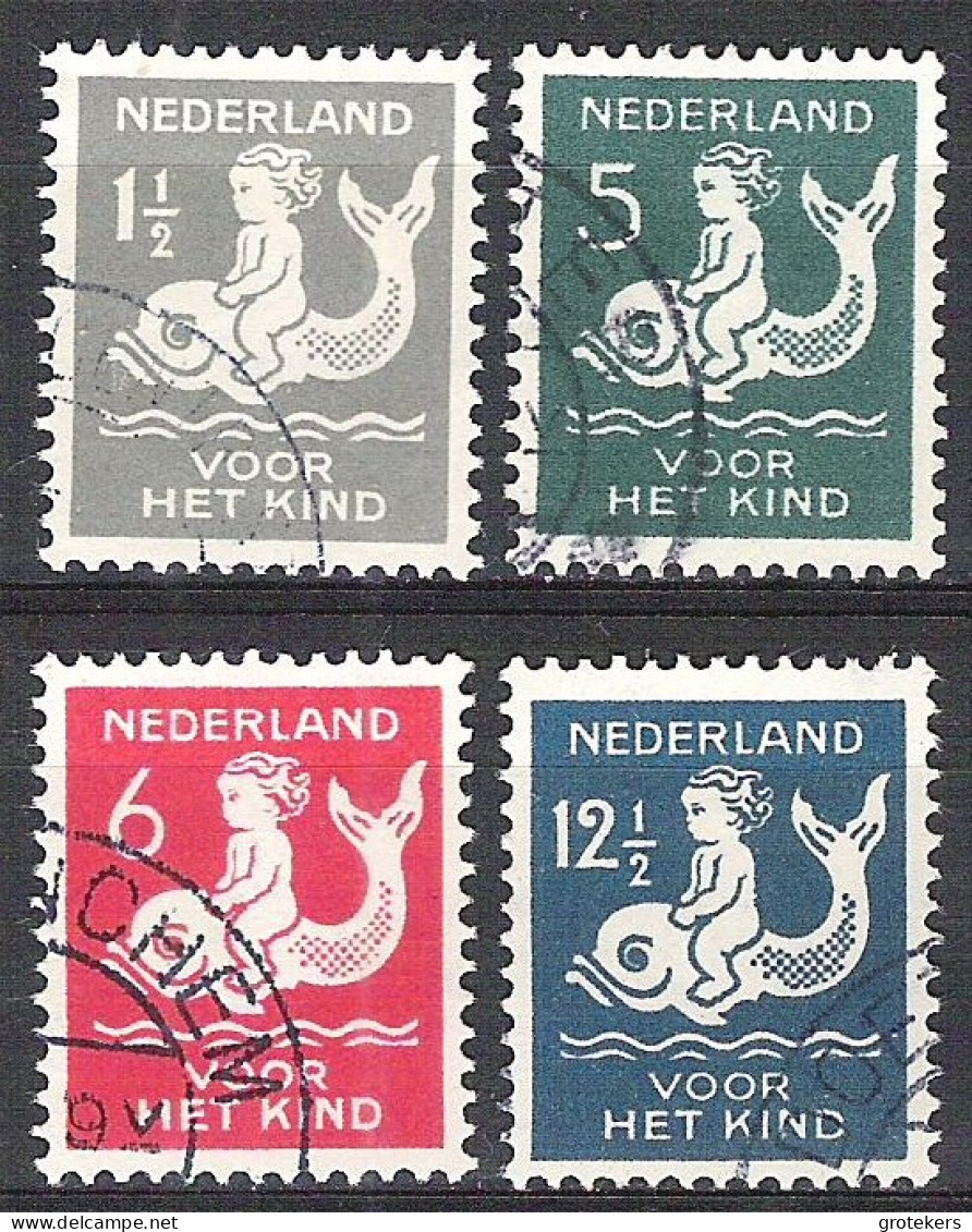 NEDERLAND NVPH 225 / 228 Cancelled - Oblitérés