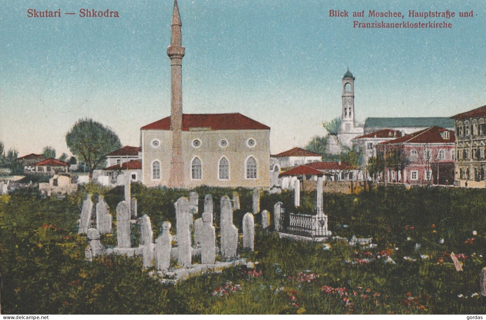 Albania - Skutari - Shkodra - Shkoder - Mosque - Moschee - Franziskanerklosterkirche - Albanien