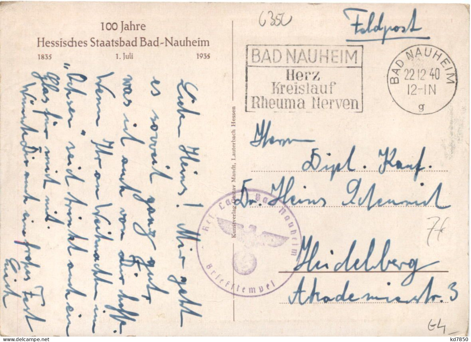 100 Jahre Bad Nauheim - Postkutsche - Bad Nauheim