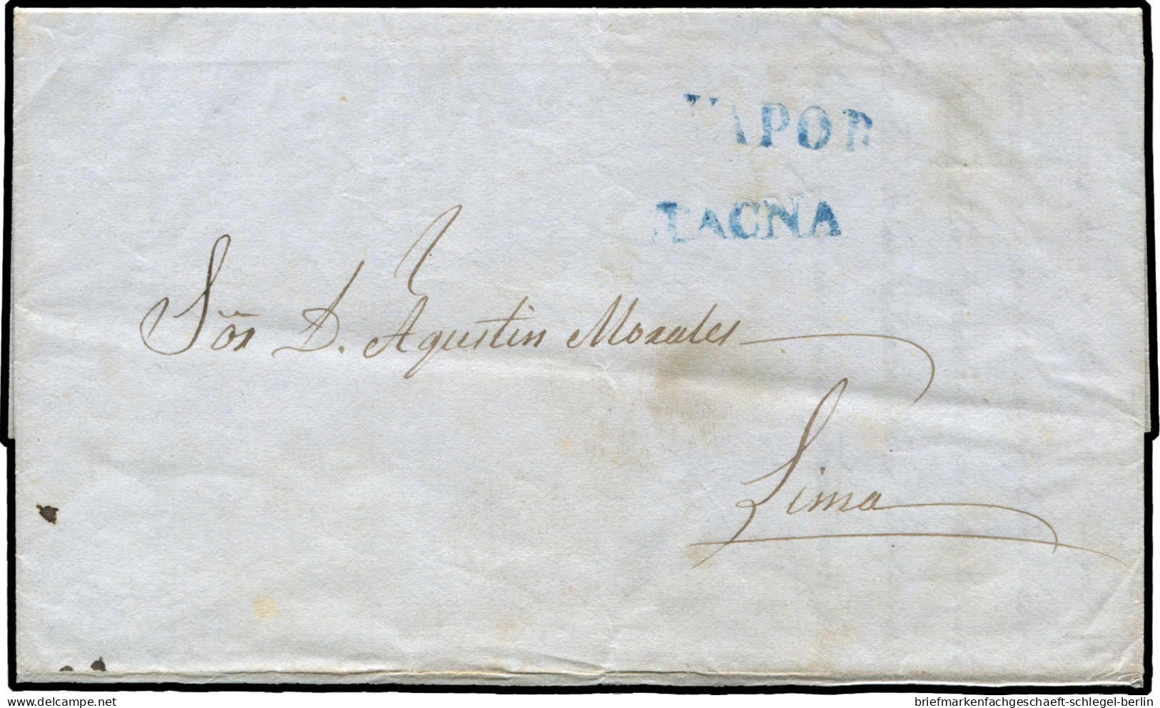 Peru, 1854, Brief - Perú