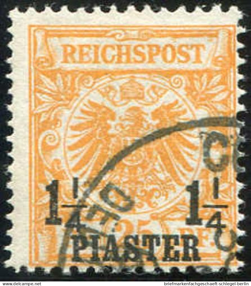 Deutsche Auslandspost Türkei, 1889, 9 A, Gestempelt - Deutsche Post In Marokko