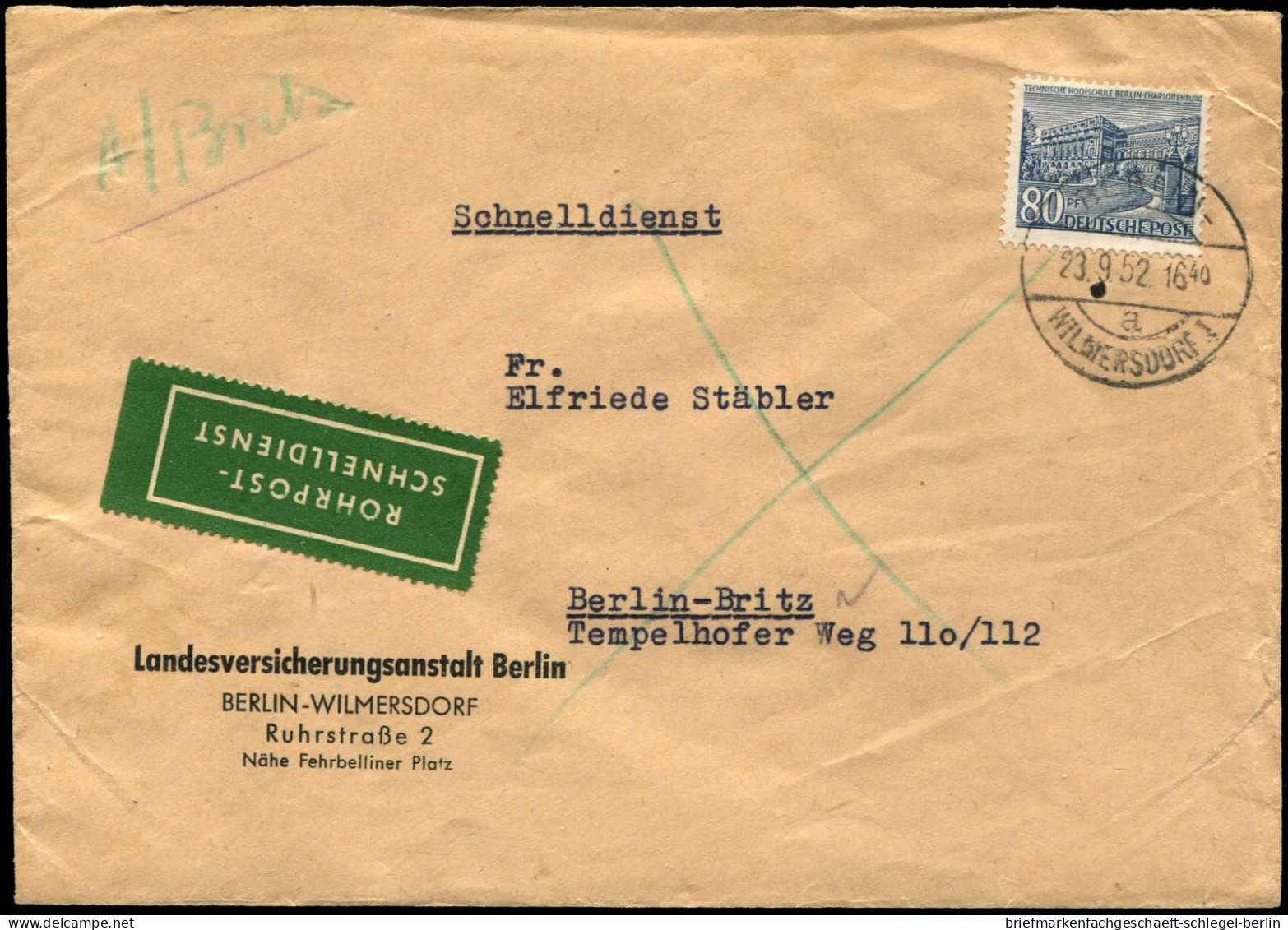 Berlin, 1949, 55, Brief - Sonstige & Ohne Zuordnung
