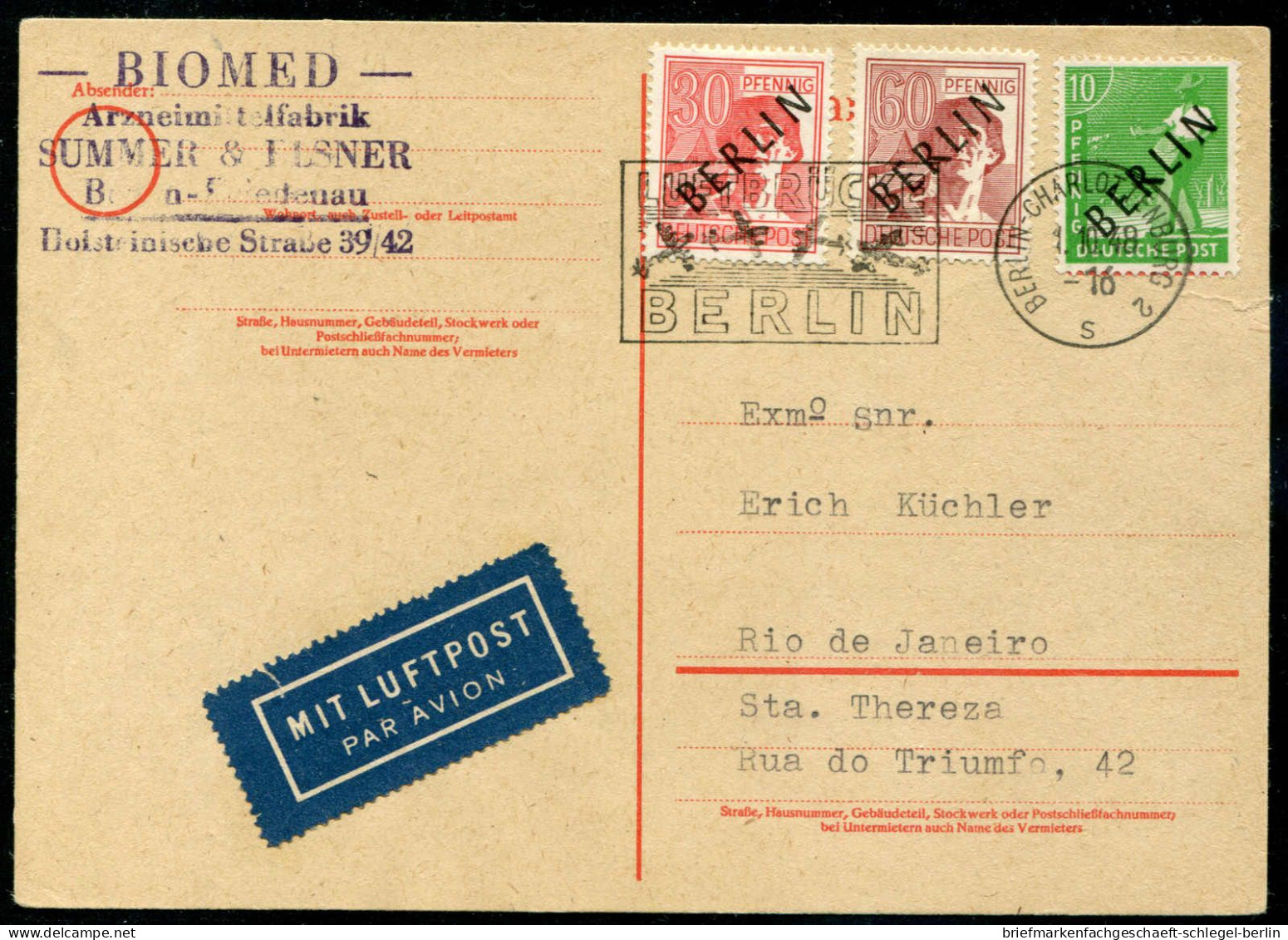 Berlin, 1948, 1-20, Brief