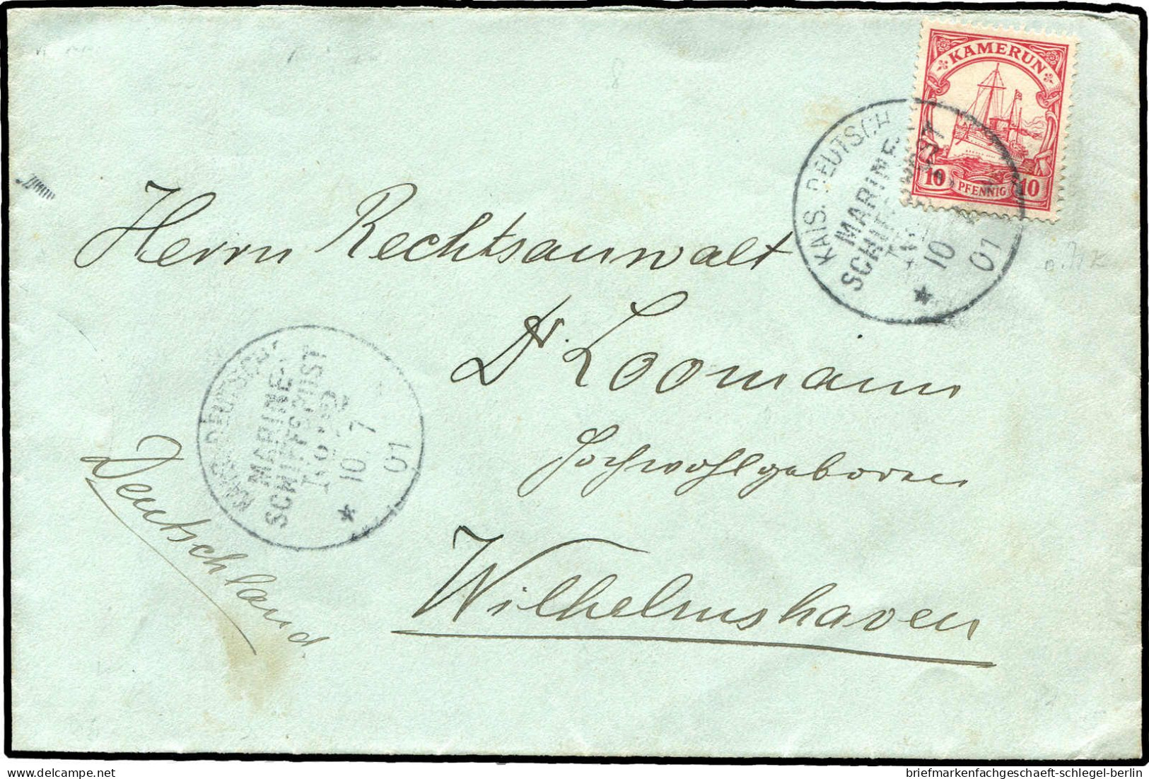 Deutsche Kolonien Kamerun, 1901, Brief - Cameroun