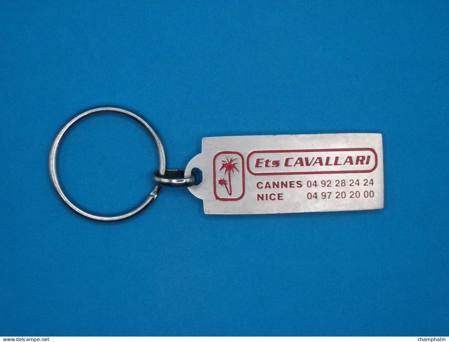 Porte-clé Métal - Honda - Ets Cavallari à Cannes & Nice (06) - Automobile Voiture Concessionnaire Garage - Porte-clefs