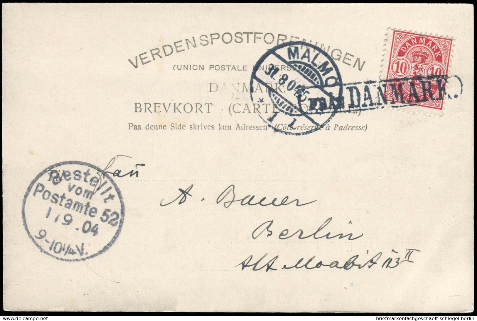 Dänemark, 1904, Brief - Andere & Zonder Classificatie