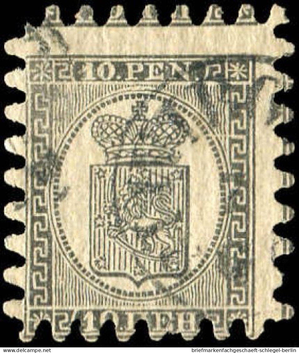 Finnland, 1866, 7 Bx, Gestempelt - Sonstige & Ohne Zuordnung