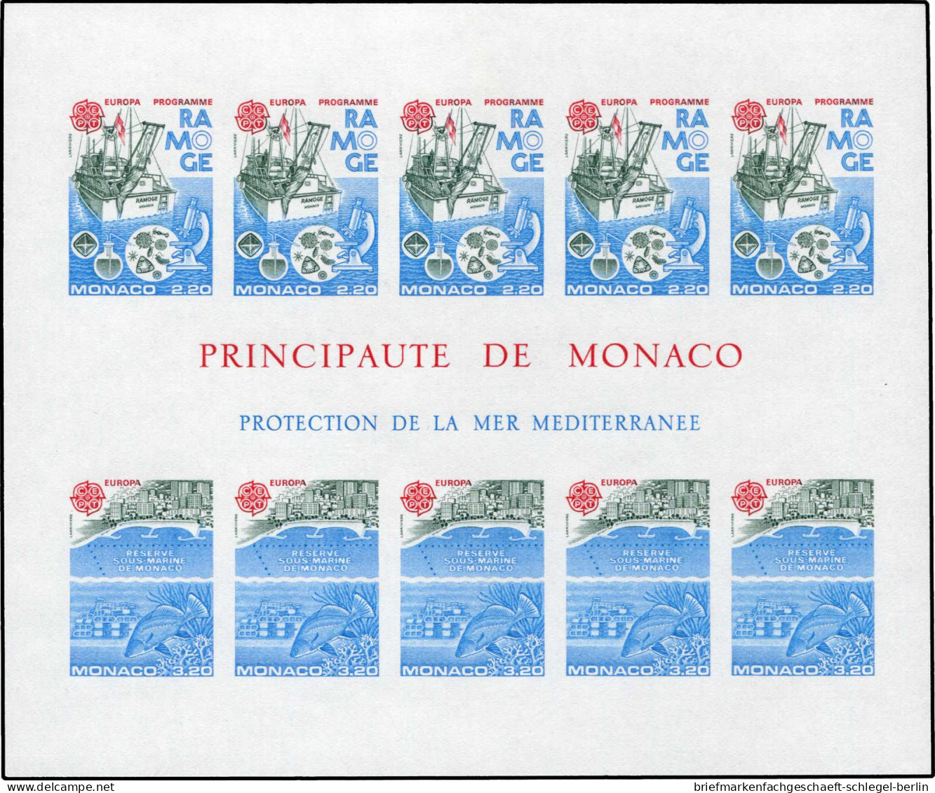 Monaco, 1986, Bl. 32 (2), Postfrisch - Andere & Zonder Classificatie