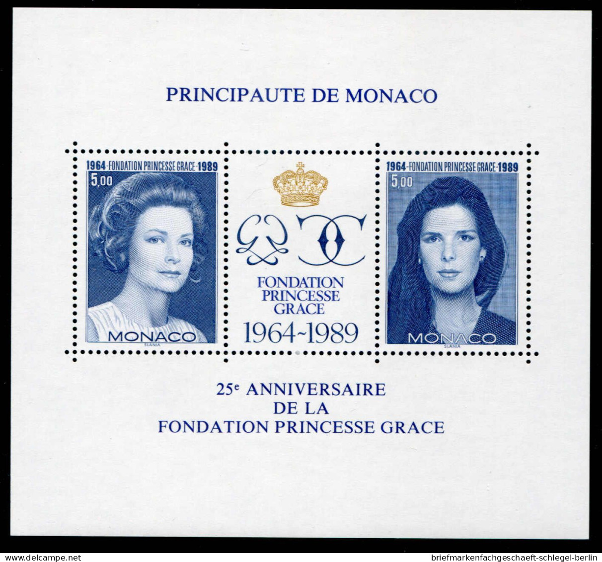 Monaco, 1989, Bl. 46 (2), Postfrisch - Autres & Non Classés