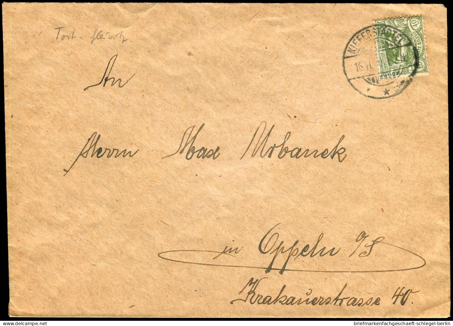 Oberschlesien, 1920, 21, Brief - Other & Unclassified