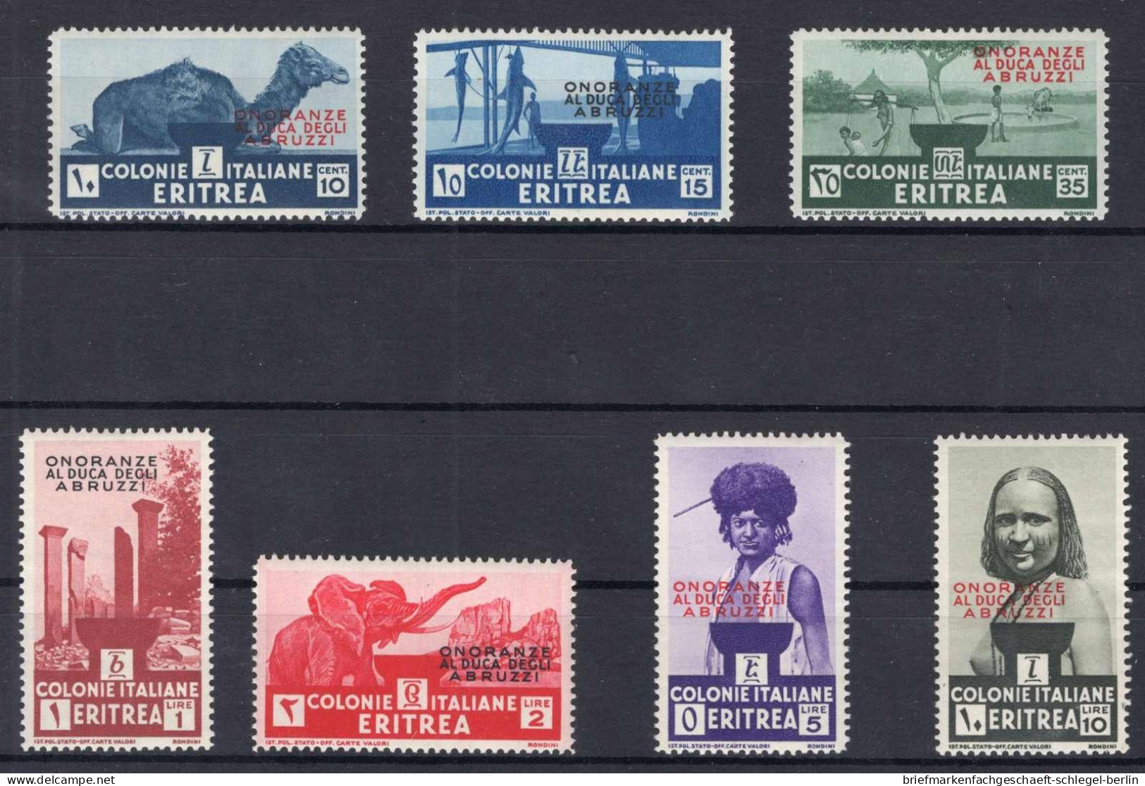 Italienisch Eritrea, 1934, 214-20, Postfrisch, Ungebraucht - Autres & Non Classés