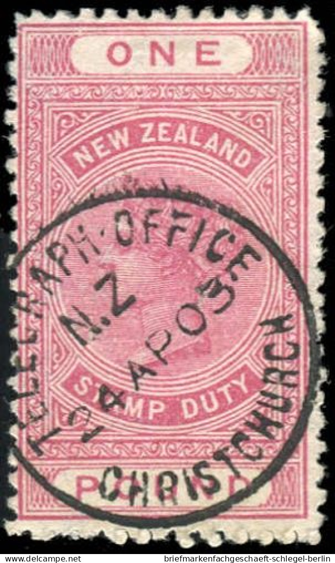 Neuseeland, 1882, 27, Gestempelt - Andere & Zonder Classificatie