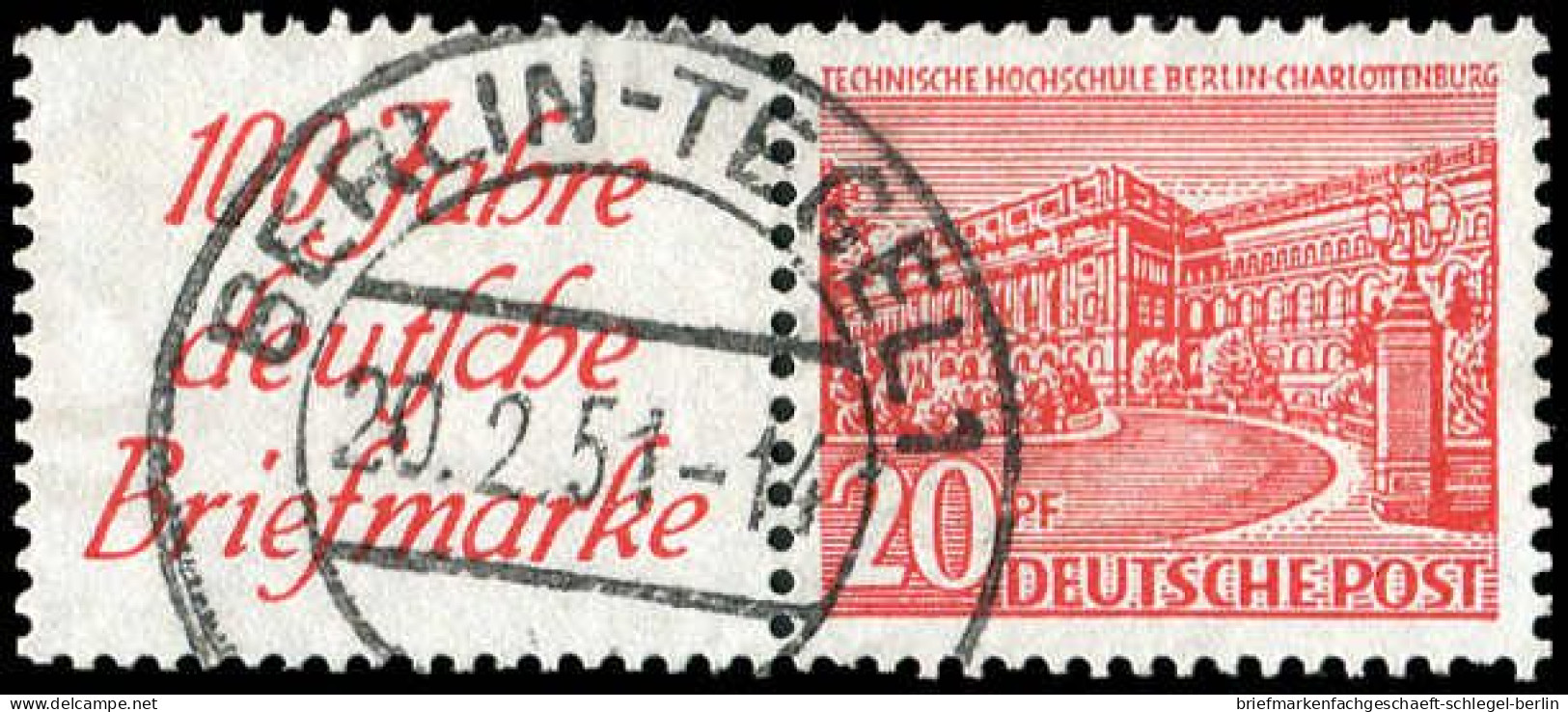 Berlin, 1949, W 13, Gestempelt - Se-Tenant