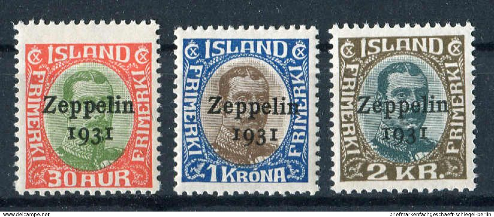 Island, 1931, 147/49, Ungebraucht - Andere & Zonder Classificatie