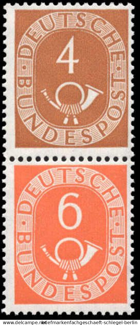 Bundesrepublik Deutschland, 1951, S 1, Postfrisch - Zusammendrucke