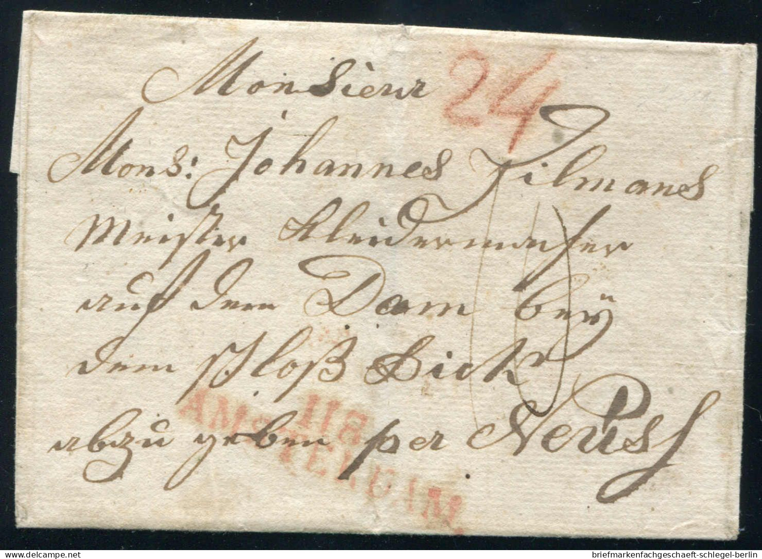 Niederlande, 1812, Brief - Sonstige & Ohne Zuordnung