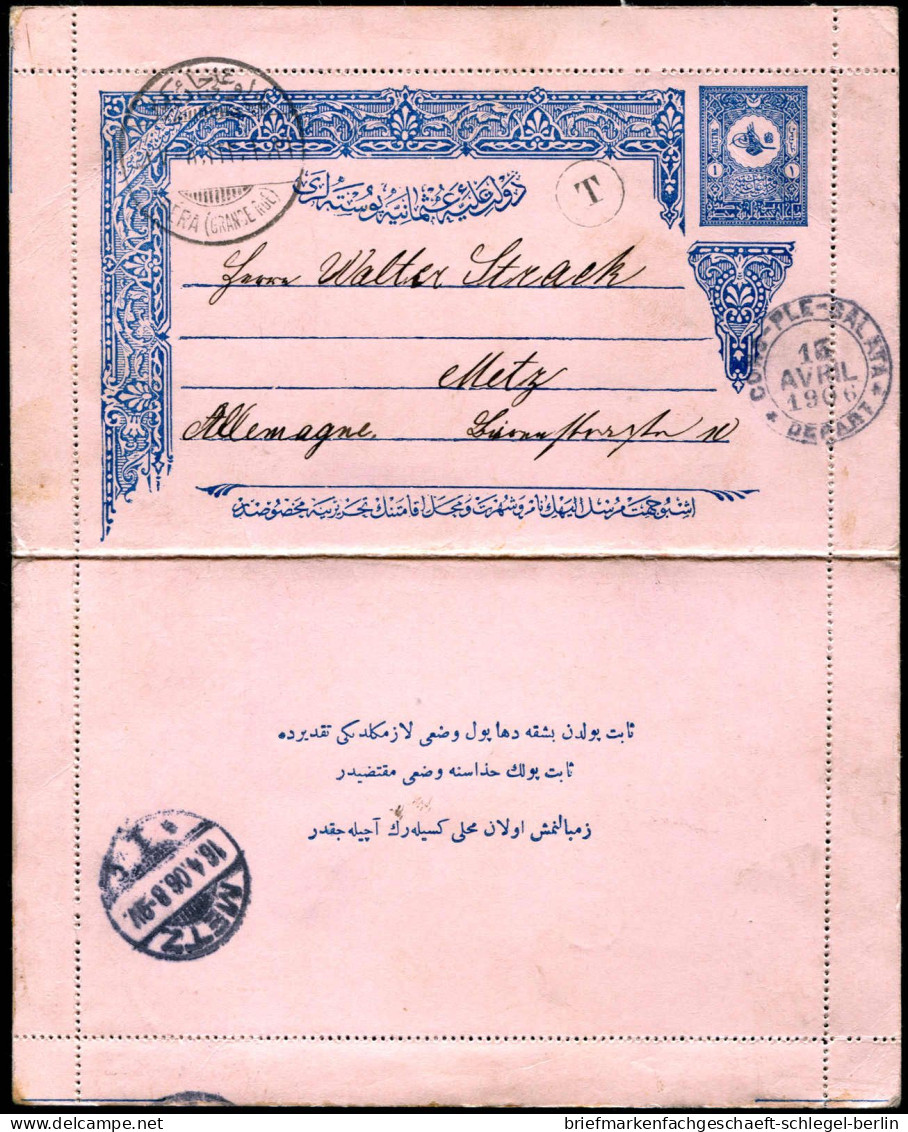 Türkei, 1906, K 3, Brief - Autres & Non Classés