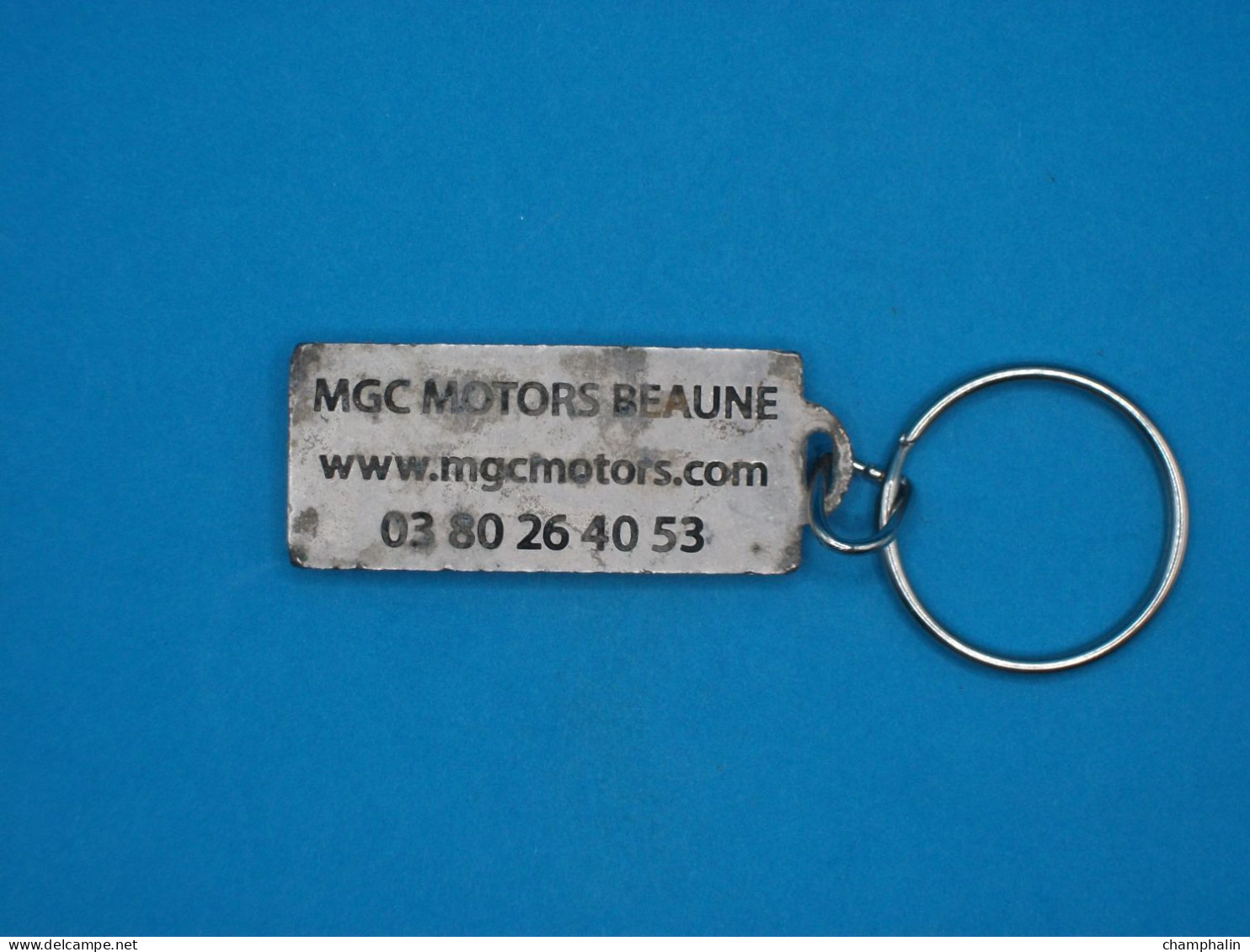 Porte-clé Métal - Audi MGC Motors à Beaune (21) - Www.mgcmotors.com - Automobile Voiture Concessionnaire Garage - Schlüsselanhänger