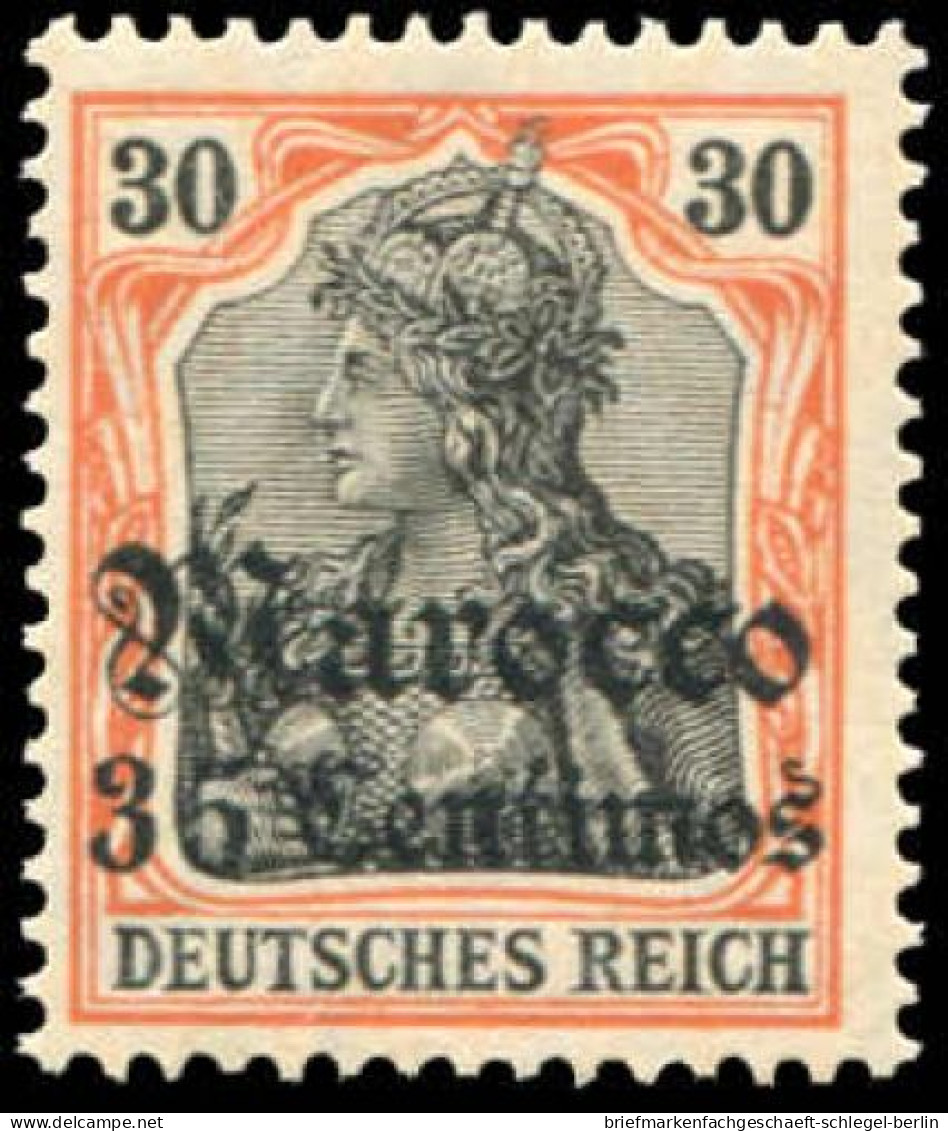 Deutsche Auslandspost Marokko, 1908, 39, Postfrisch - Deutsche Post In Der Türkei