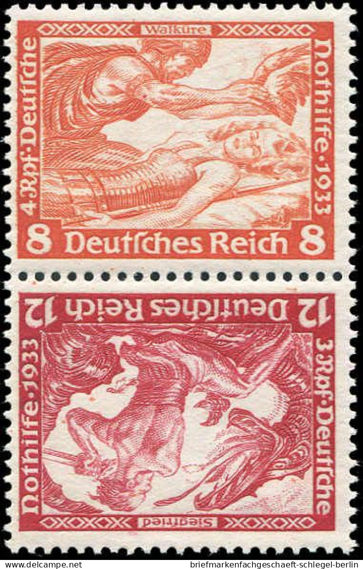 Deutsches Reich, 1933, SK 20, Postfrisch - Se-Tenant