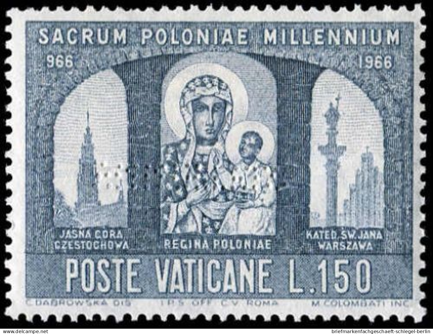 Vatikanstaat, 1966, 502-07 P, Postfrisch - Autres & Non Classés