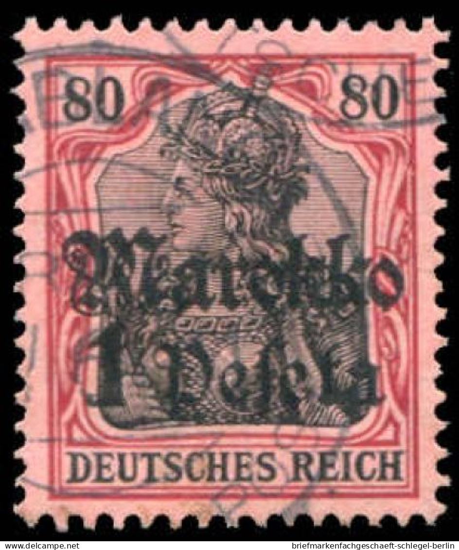 Deutsche Auslandspost Marokko, 1911, 54, Gestempelt - Deutsche Post In Der Türkei