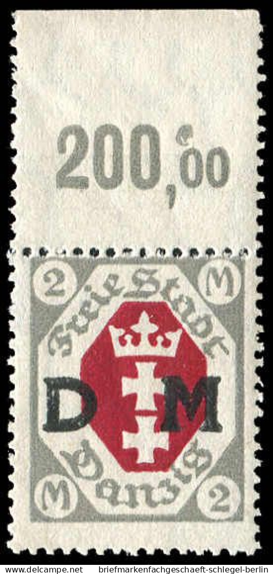 Danzig, 1921, 13, Postfrisch - Officials