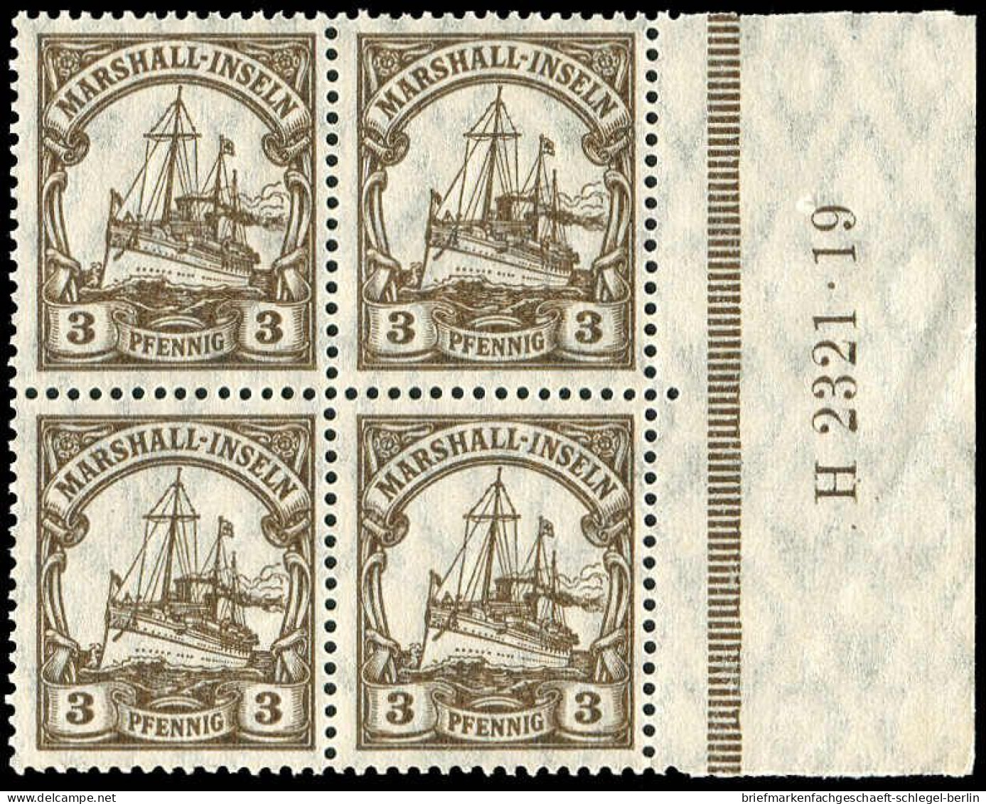 Deutsche Kolonien Marshall-Inseln, 1916, 26 HAN, Postfrisch - Marshall Islands