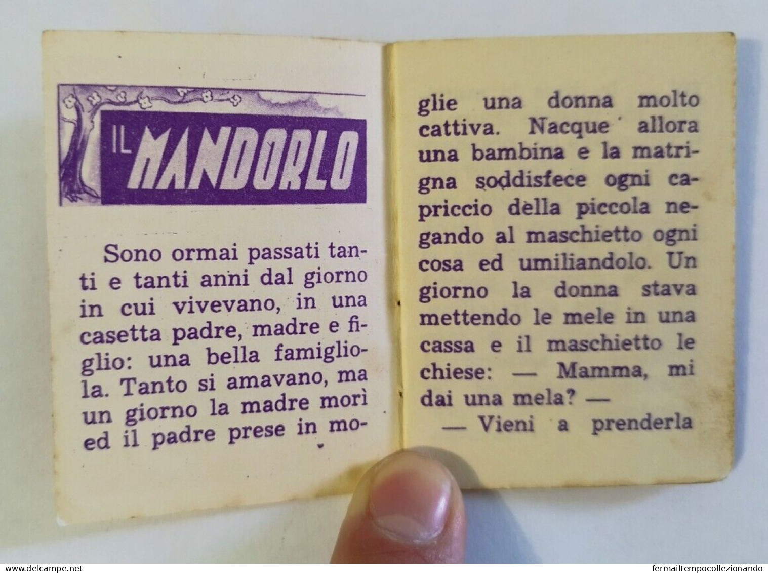 Bq47 Libretto Minifiabe Tascabili Il Mandorlo Ed Vecchi 1952 N20 - Non Classés