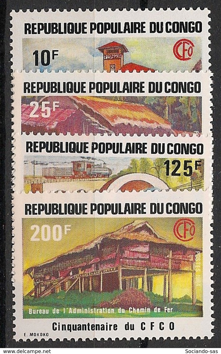 CONGO - 1984 - N°YT. 734 à 737 - CFCO - Neuf Luxe ** / MNH / Postfrisch - Nuevas/fijasellos
